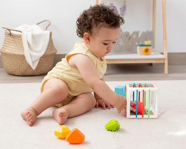 Juguete cubo de actividades 6 piezas